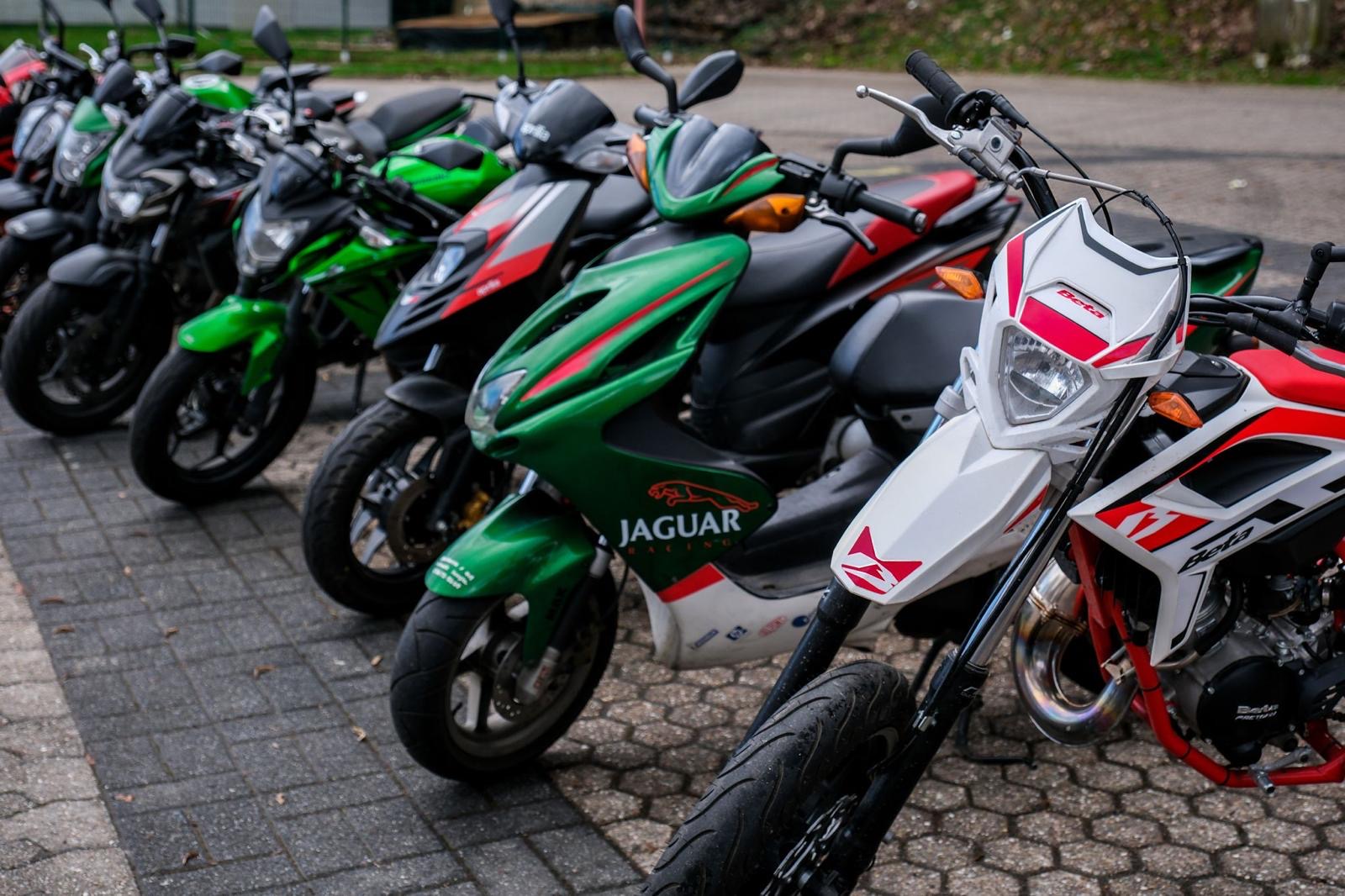 Unsere Motorräder im Fuhrpark